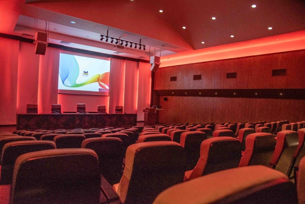 Commercial Bank Auditorium, lighting by Eco Solve