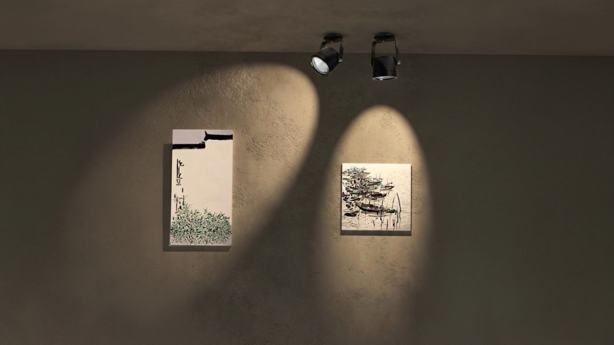 Compact Spot Light Bracket Base
