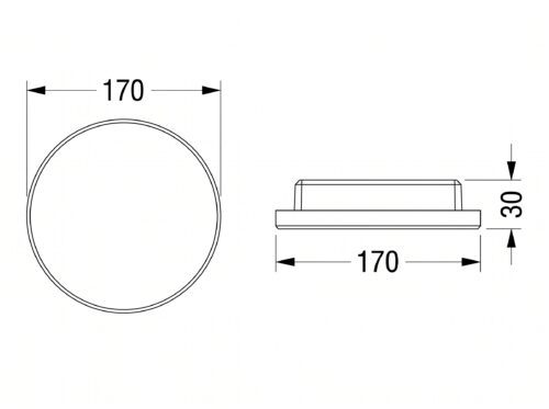 Round Recessed Panel Light