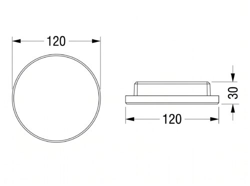 Round Recessed Panel Light