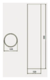 Cylinder Pendant dimensions