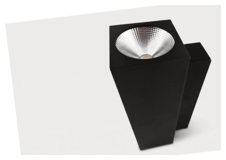 Tall Square Wall Light, Single Direction