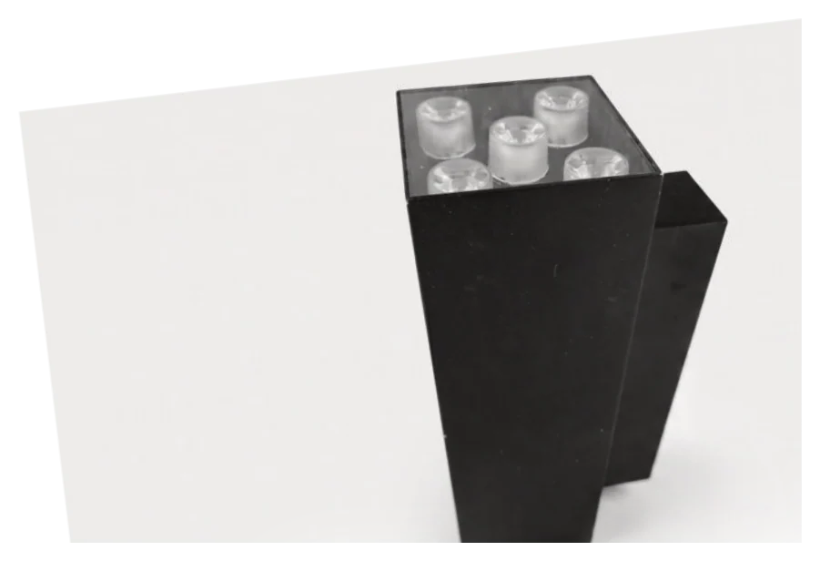 Tall Square Wall Light, Up & Down
