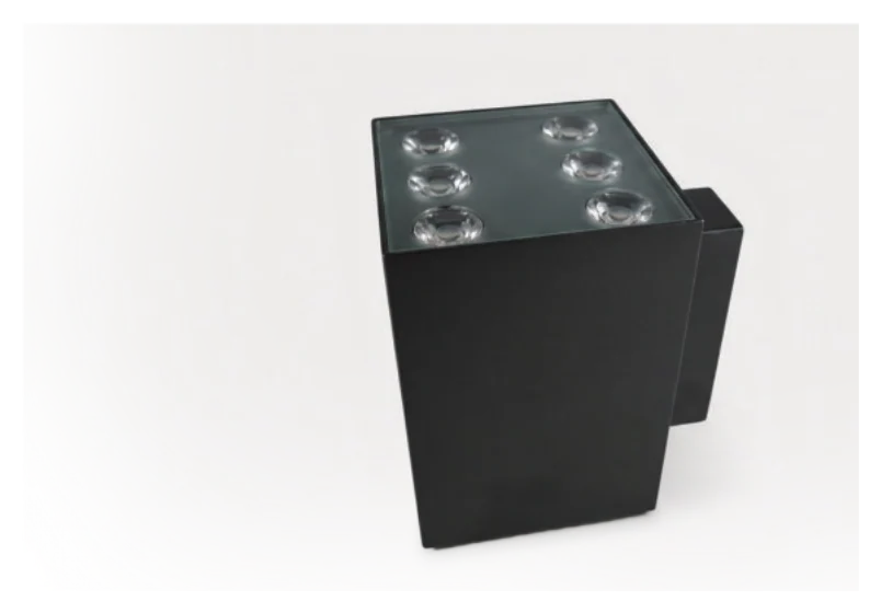 Square Wall Light, Single Direction 76×76×100mm