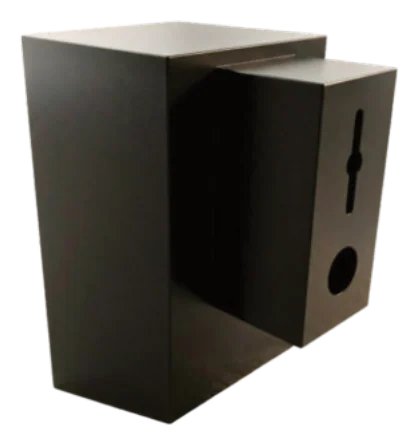 Angled Square Wall Light, Up & Down 76×76×150mm