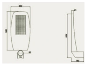 Highway Street Light dimensions