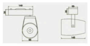 Compact Track Spot dimensions