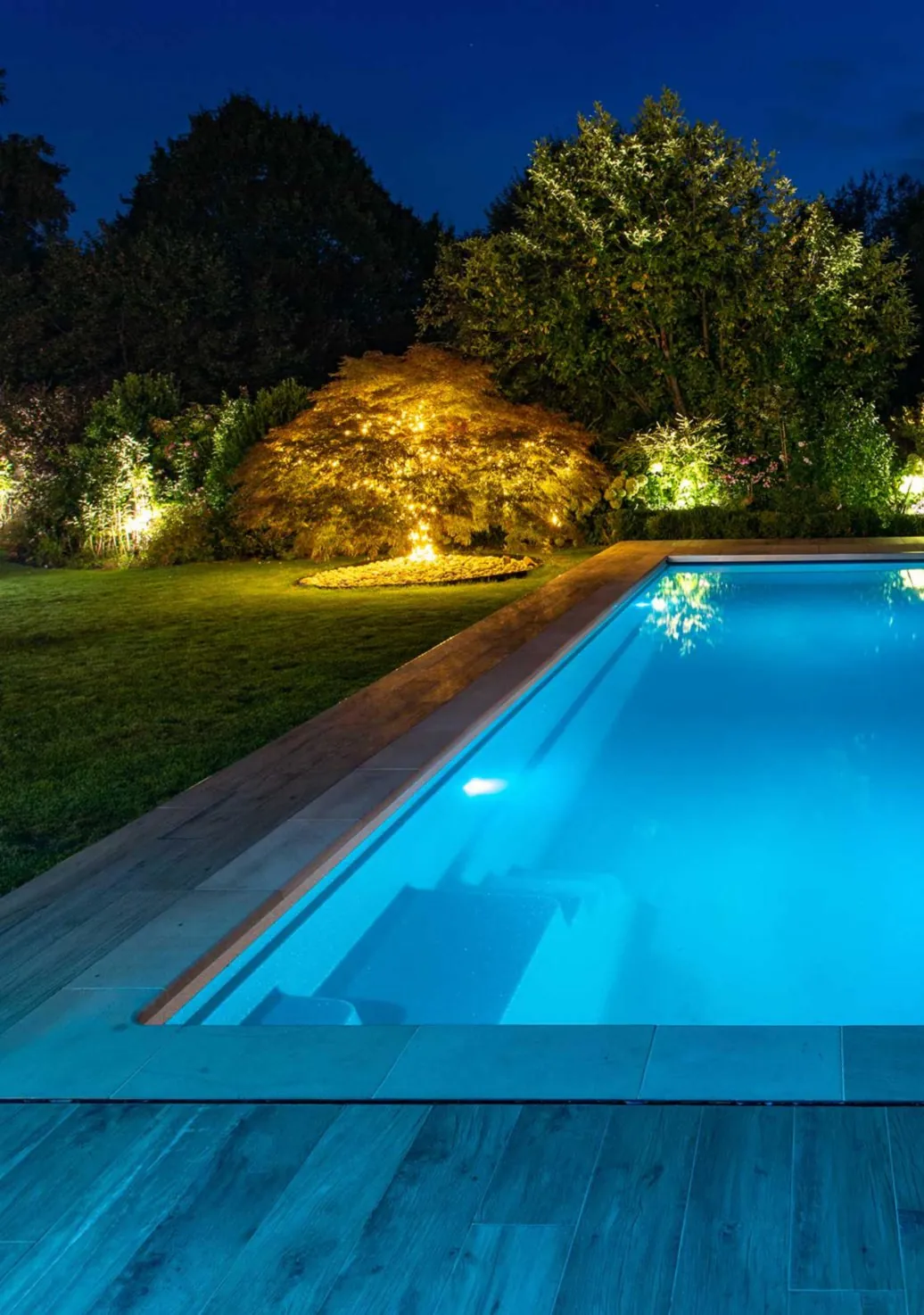 Underwater Wall Light in use