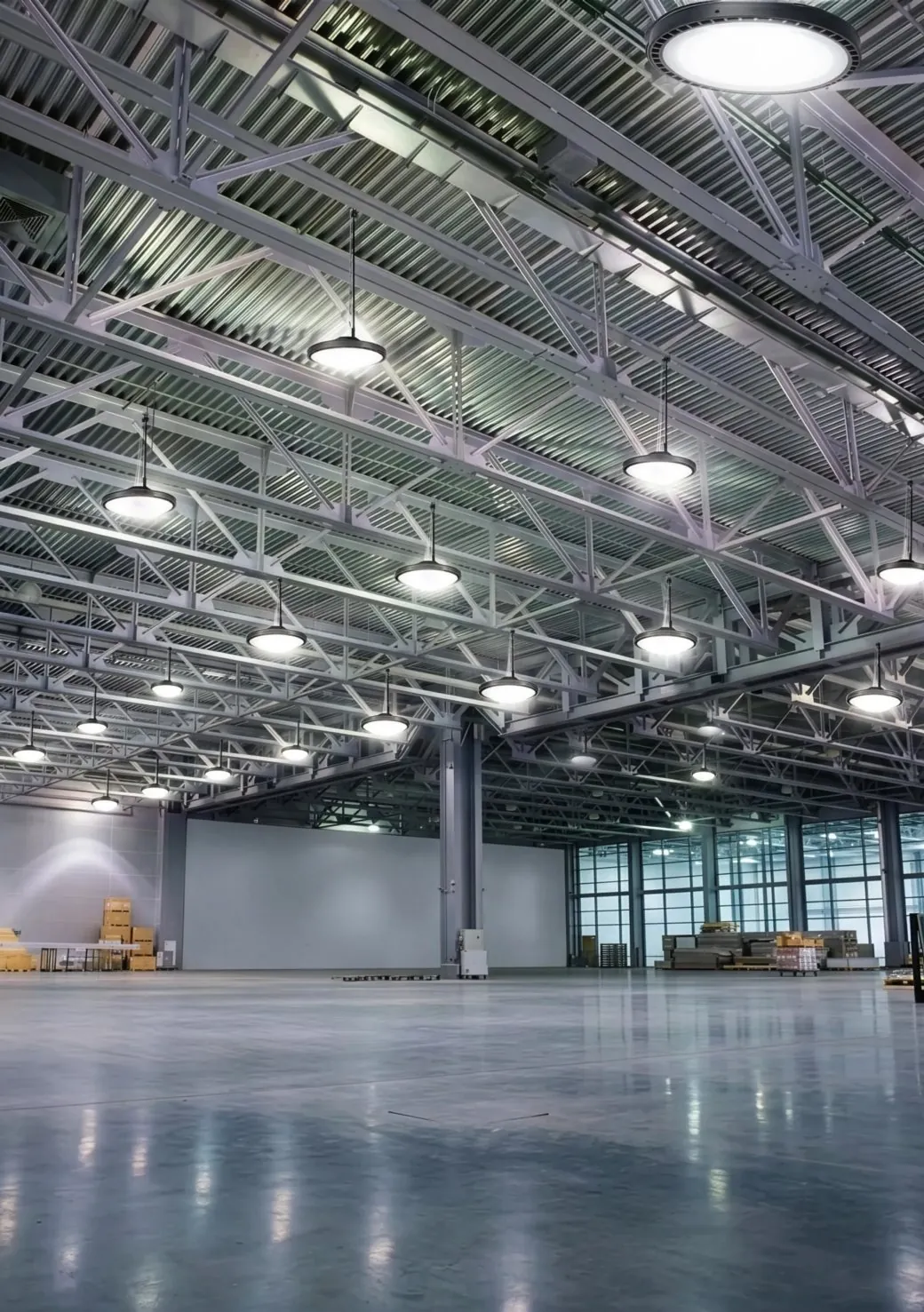 UFO High Bay Light in use
