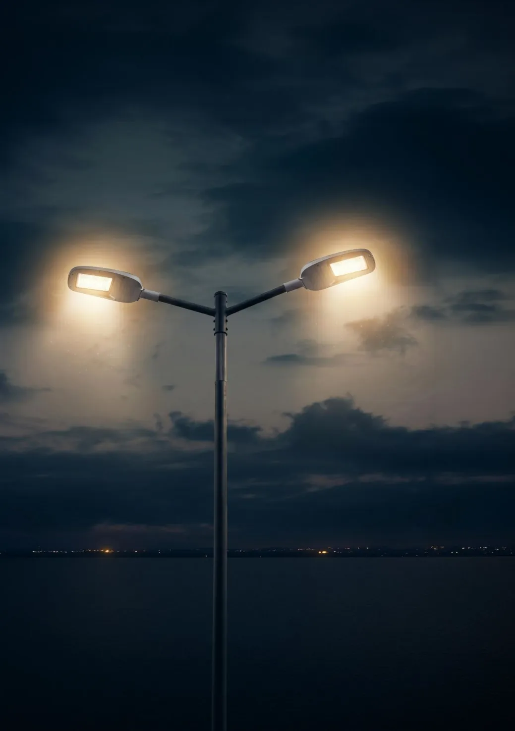 Road Street Light in use